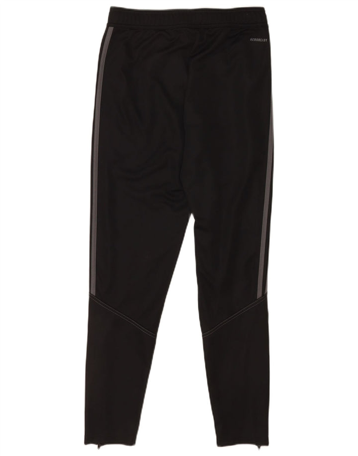 Adidas Mens Aeroready Tracksuit Trousers Small Black Polyester