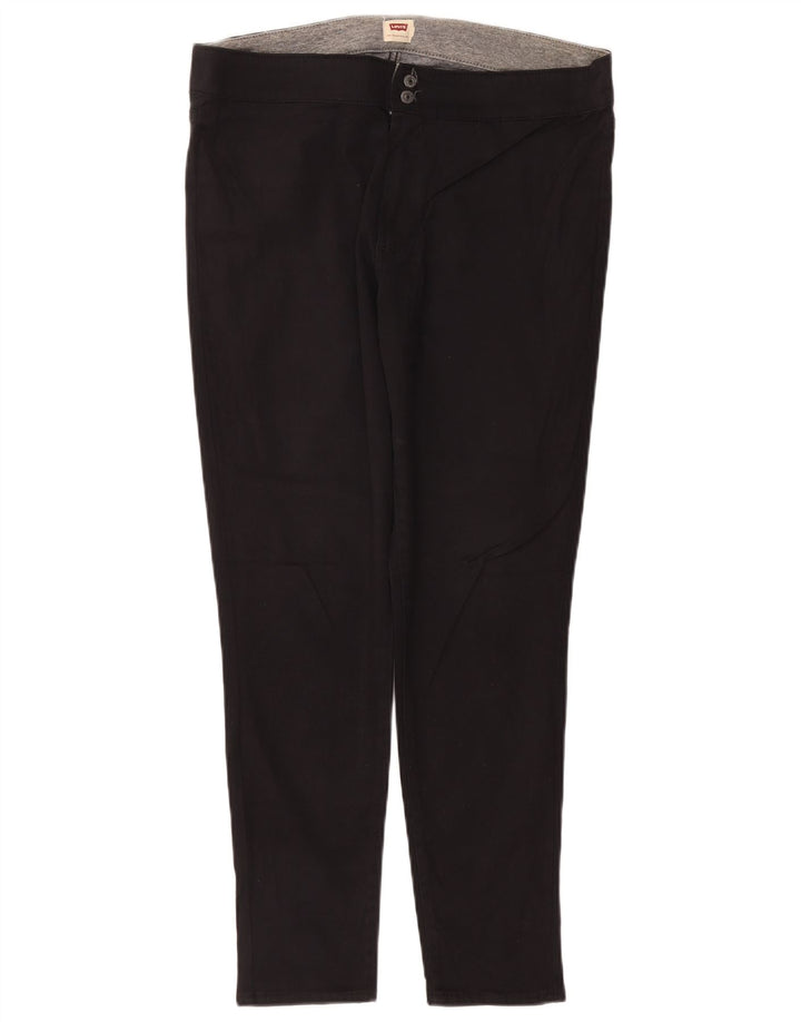 Levi's Womens Slim Casual Trousers W34 L27 Black