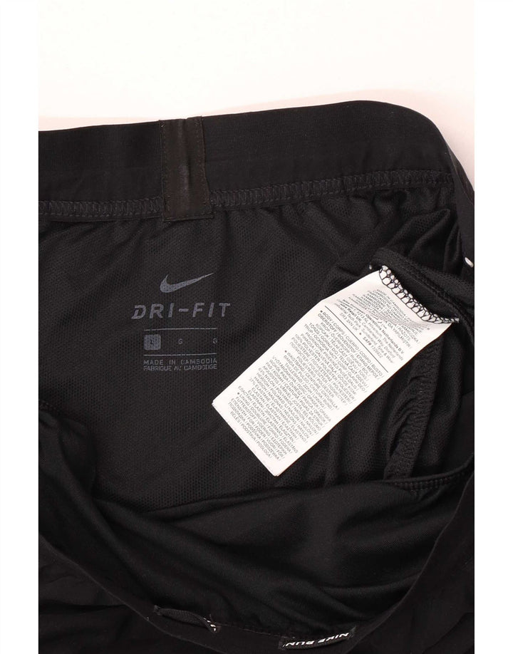Nike Womens Dri Fit Sport Shorts Large Black Polyester