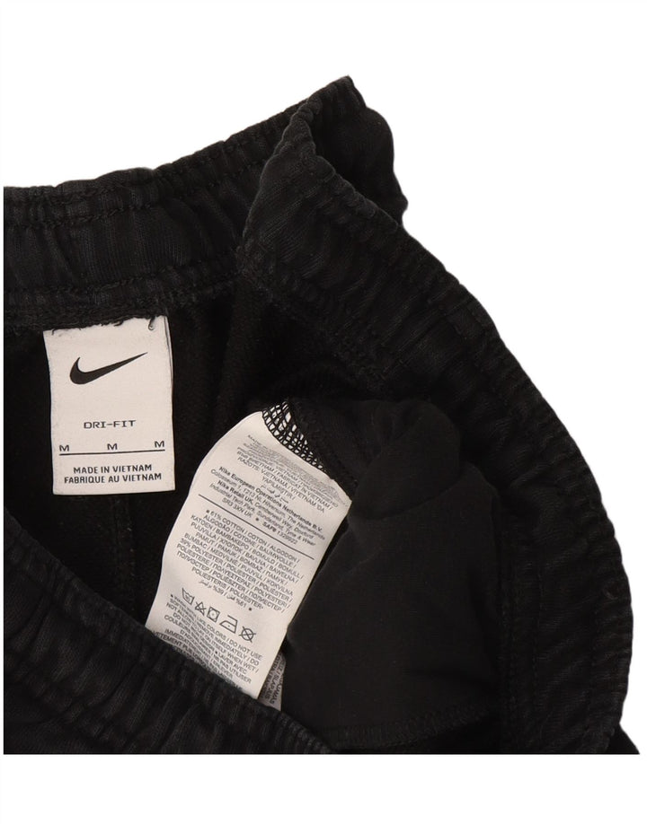 Nike Mens Dri Fit Tracksuit Trousers Joggers Medium Black Cotton
