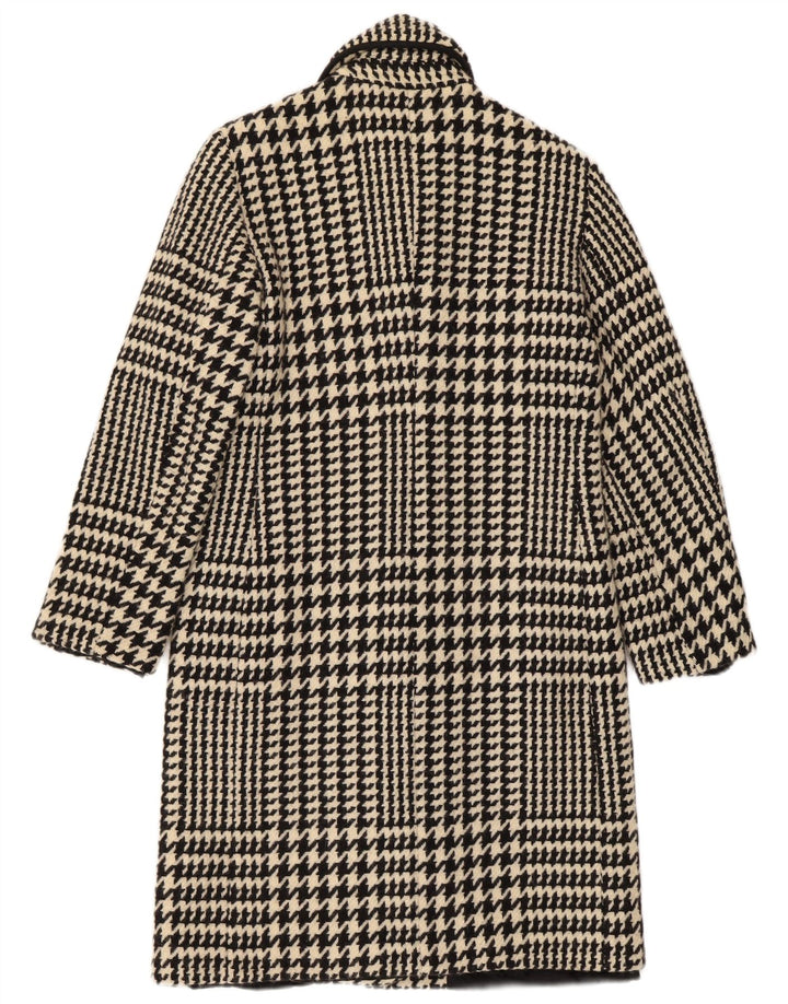 Penny Black Womens Regular Fit Overcoat IT 38 XS Houndstooth Wool