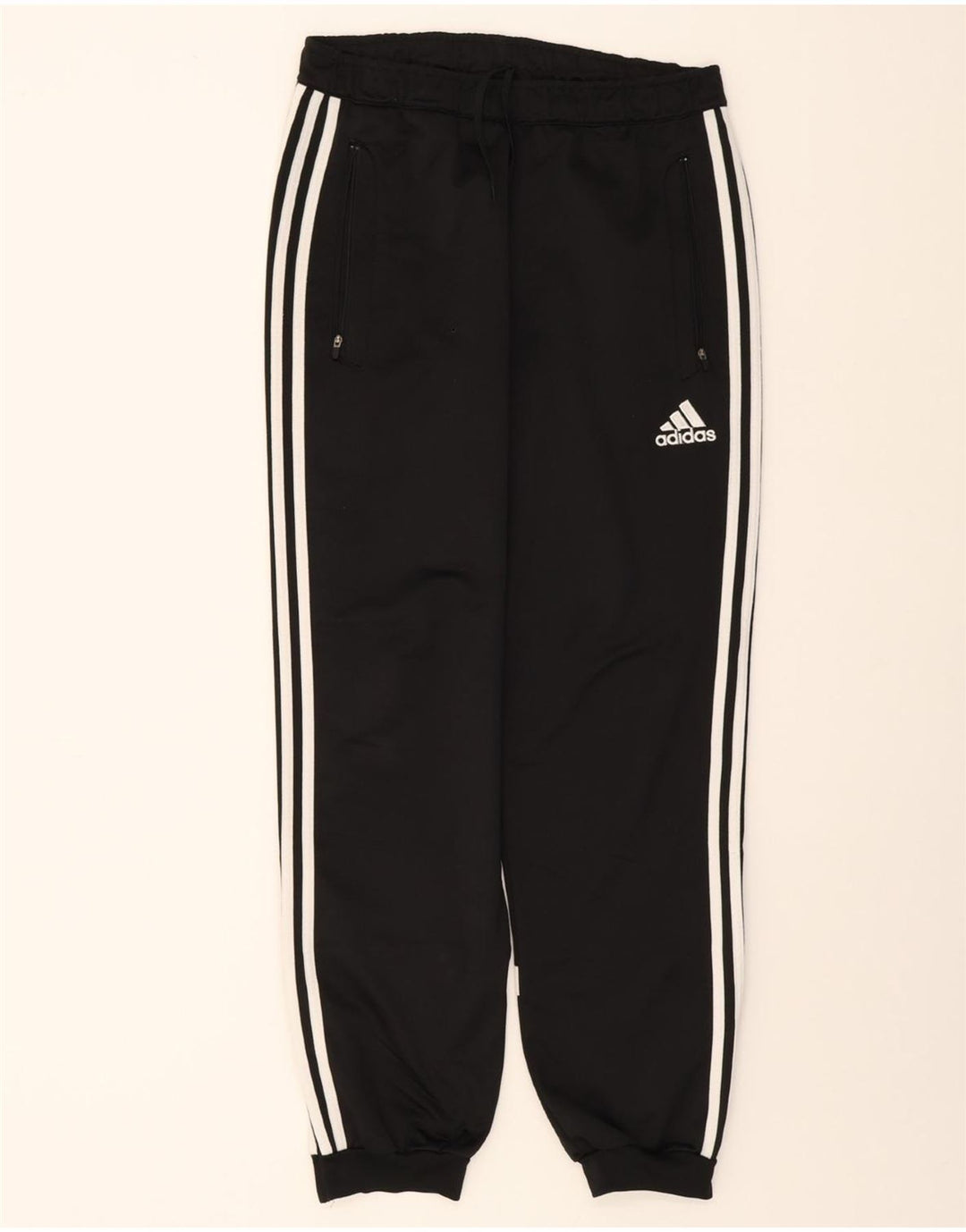 ADIDAS Mens Tracksuit Trousers Joggers Medium  Black Polyester Vintage Adidas and Second-Hand Adidas from Messina Hembry 