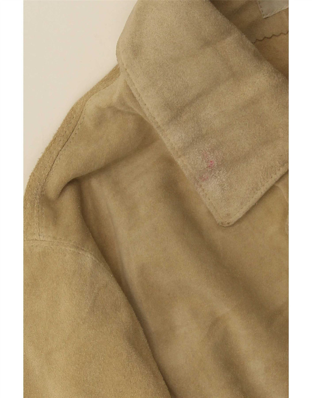 Massimo Rebecchi Womens 4 Button Suede Blazer Jacket UK 14 Medium Beige