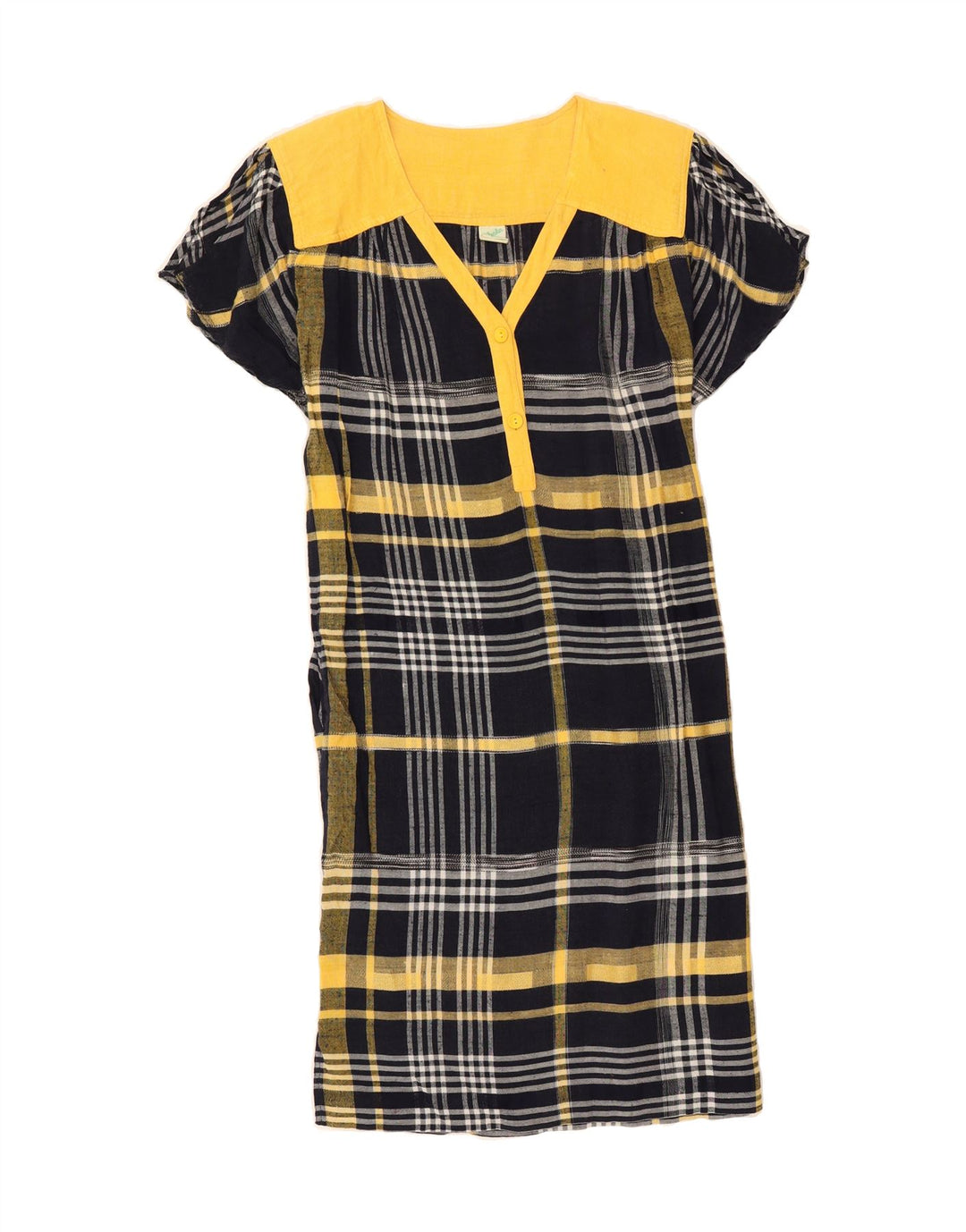 VINTAGE Womens Shift Dress IT 44 Medium Black Check Vintage Vintage and Second-Hand Vintage from Messina Hembry 