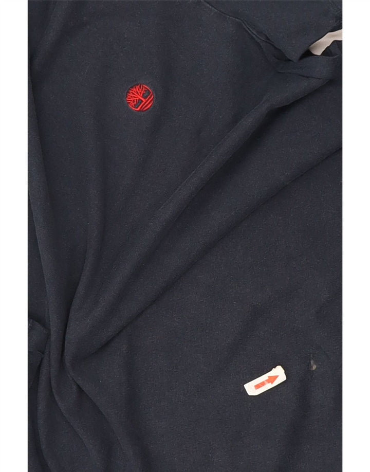 Timberland Mens Slim Fit T-Shirt Top Medium Navy Blue Cotton