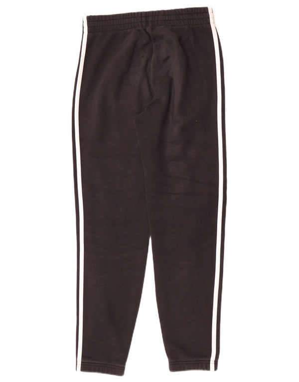 Adidas Boys Tracksuit Trousers Joggers 11-12 Years Black Cotton