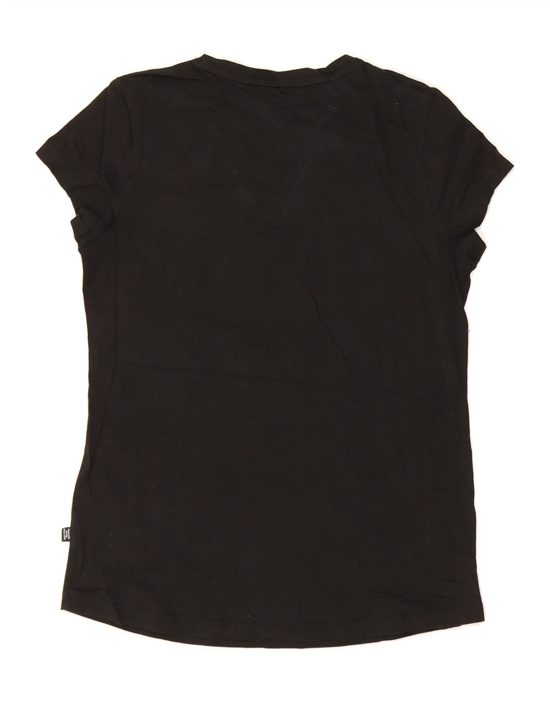 PUMA Womens Graphic T-Shirt Top UK 12 Medium Black Cotton Vintage Puma and Second-Hand Puma from Messina Hembry 