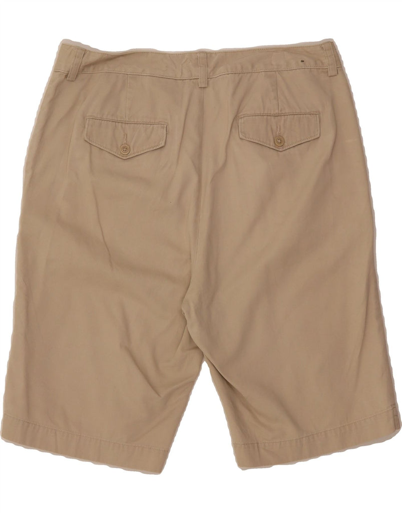 EDDIE BAUER Womens Bermuda Shorts US 10 Large W30 Beige Cotton Vintage Eddie Bauer and Second-Hand Eddie Bauer from Messina Hembry 