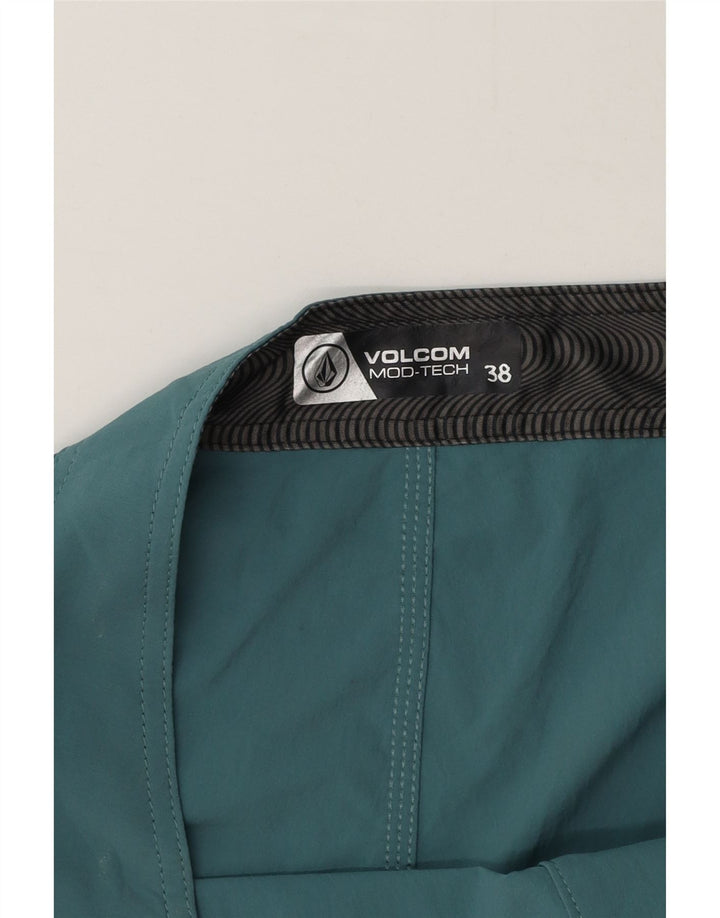 Volcom Mens Swimming Shorts XL  Green Striped