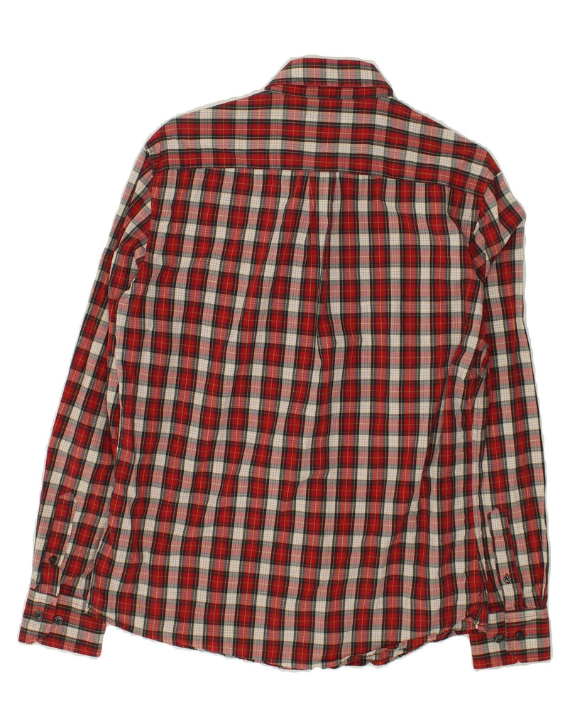 DOCKERS Mens Shirt Medium Red Check Cotton | Vintage Dockers | Thrift | Second-Hand Dockers | Used Clothing | Messina Hembry 