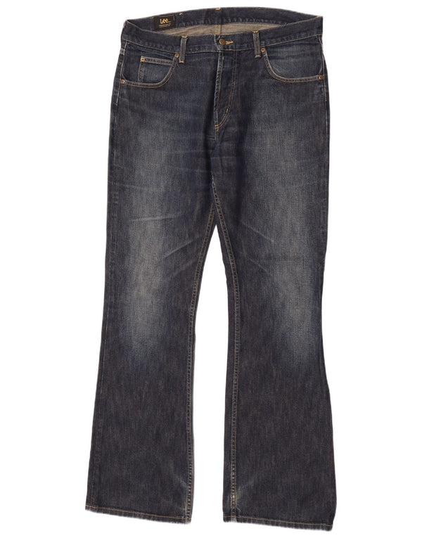 Lee Mens Denver Bootcut Jeans W36 L34 Blue Cotton