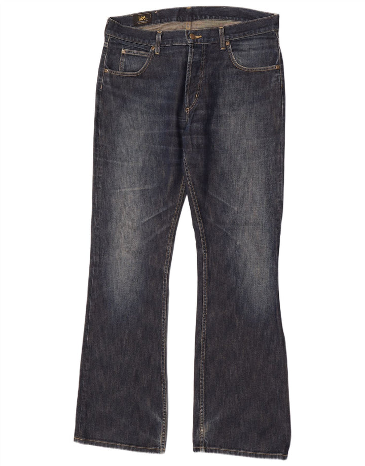 Lee Mens Denver Bootcut Jeans W36 L34 Blue Cotton