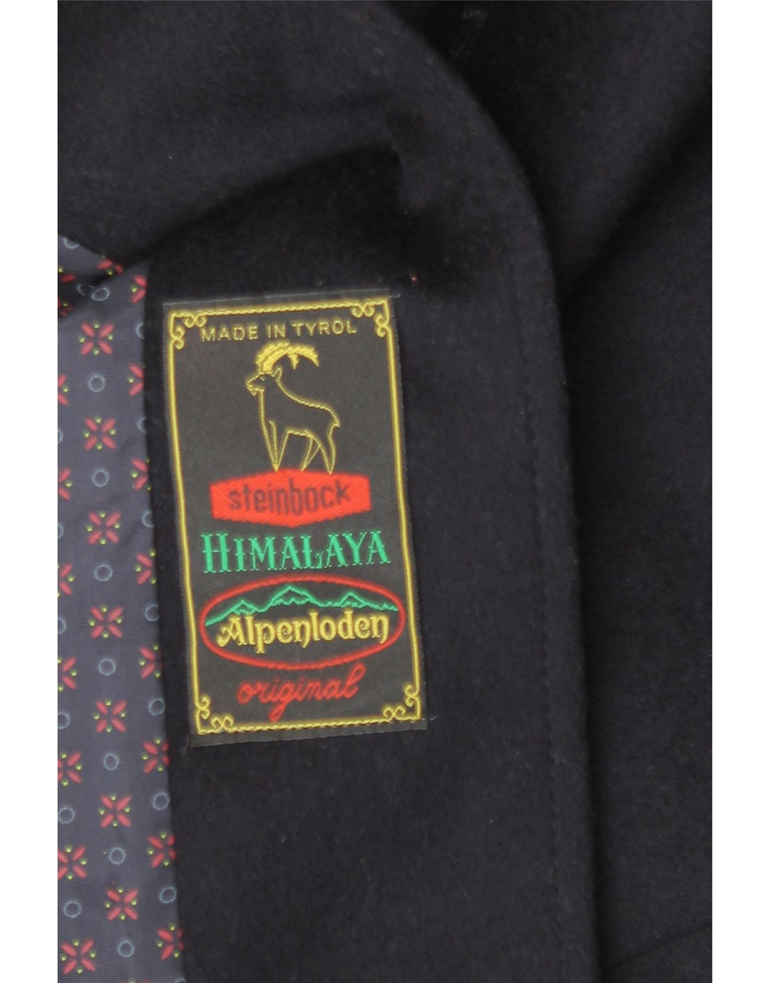 Steinbock Womens Overcoat IT 42 Medium Navy Blue Wool