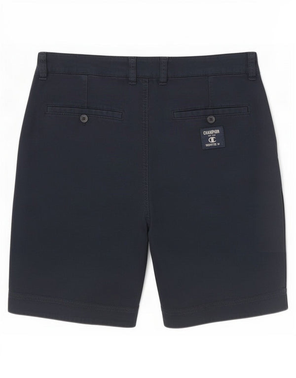 Champion Mens Chino Shorts Small W29 Navy Blue Cotton