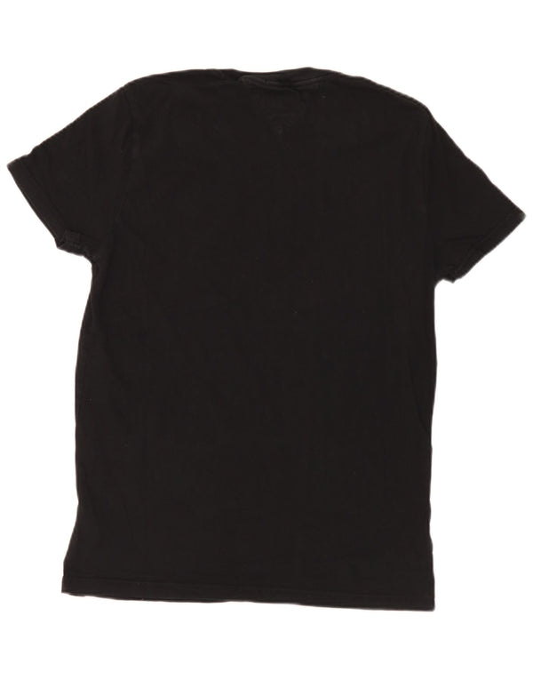 Tommy Hilfiger Mens Regular Fit Graphic T-Shirt Top Large Black Cotton