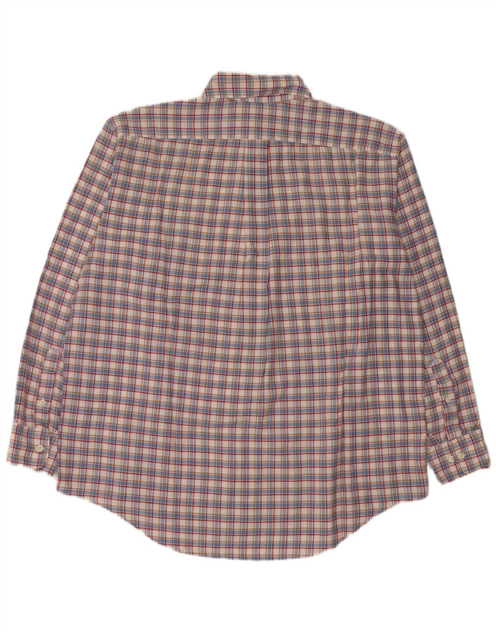 B.D. Baggies Mens Flannel Shirt XL Blue Check Cotton