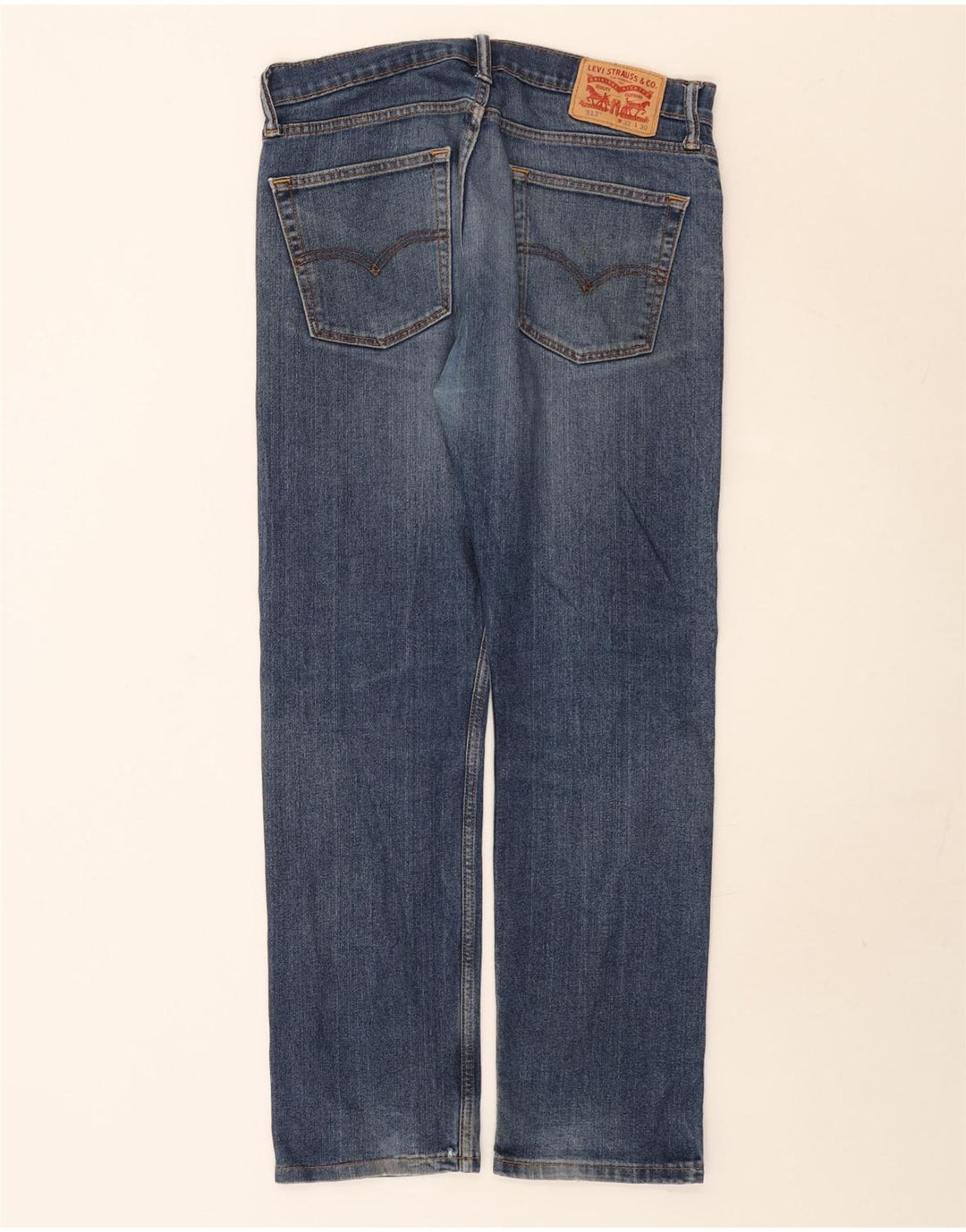 Levi's Mens 513 Straight Jeans W32 L30 Blue Cotton
