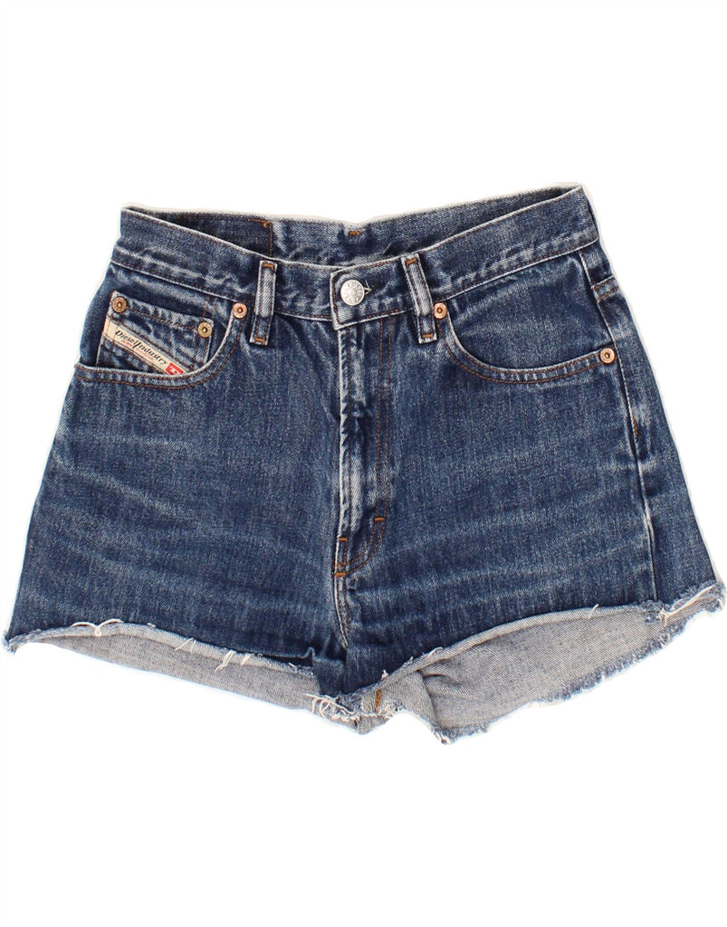 DIESEL Girls Denim Shorts 11-12 Years W26 Blue Cotton Vintage Diesel and Second-Hand Diesel from Messina Hembry 