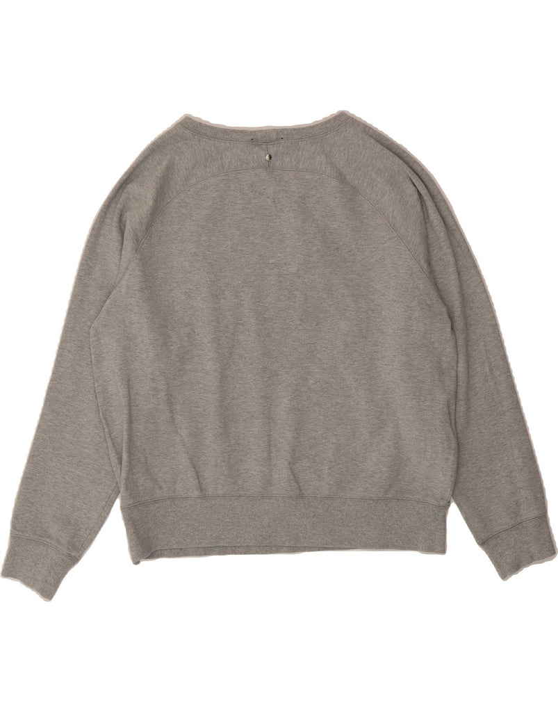 DIESEL Womens Graphic Sweatshirt Jumper UK 16 Large Grey Cotton Vintage Diesel and Second-Hand Diesel from Messina Hembry 