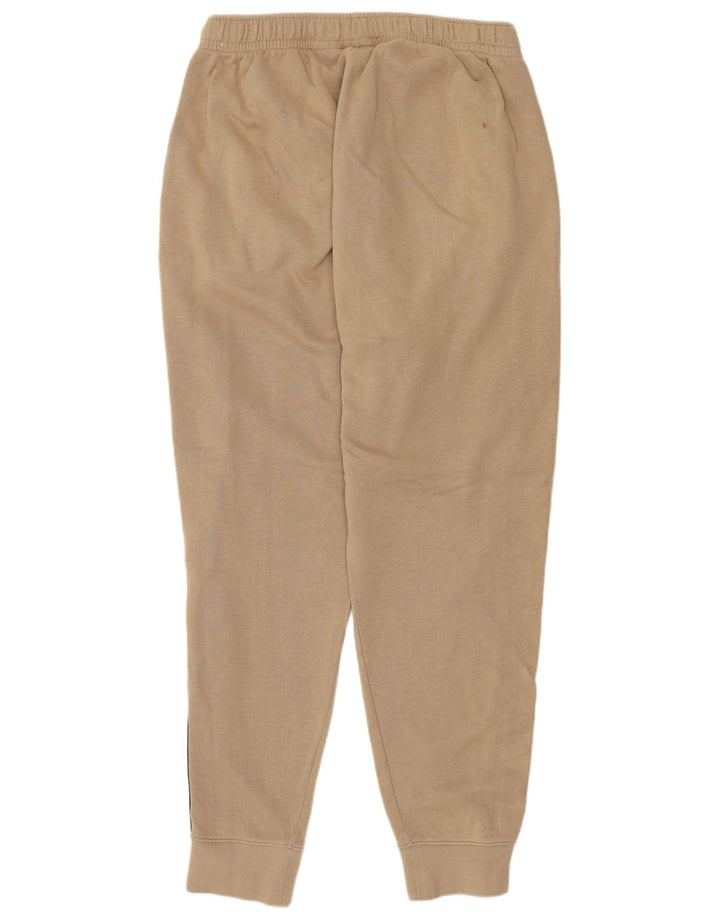 Nike Womens Tracksuit Trousers Joggers UK 14 Medium Beige Colourblock