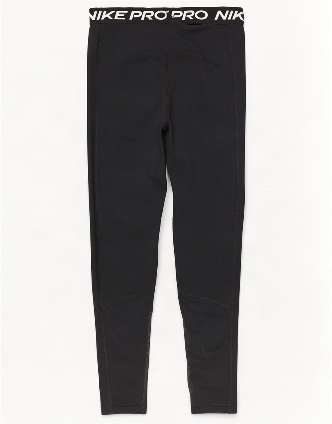 Nike Womens Dri Fit Graphic Crop Leggings UK 12 Medium Black Polyester