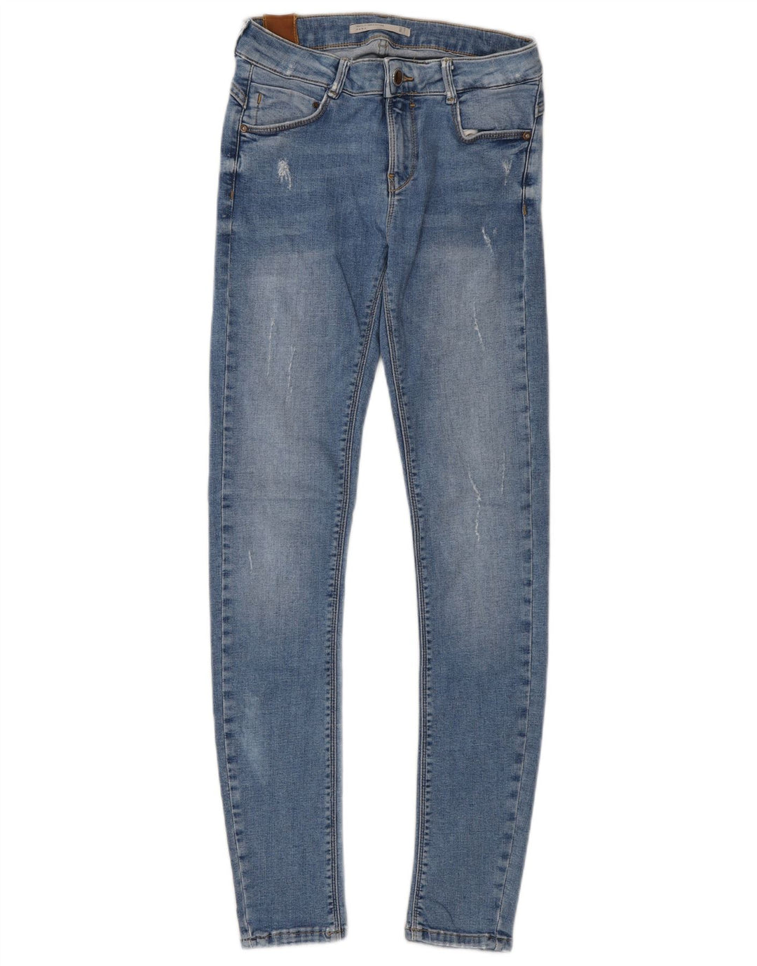 Zara Womens Skinny Jeans W25 L28 Blue