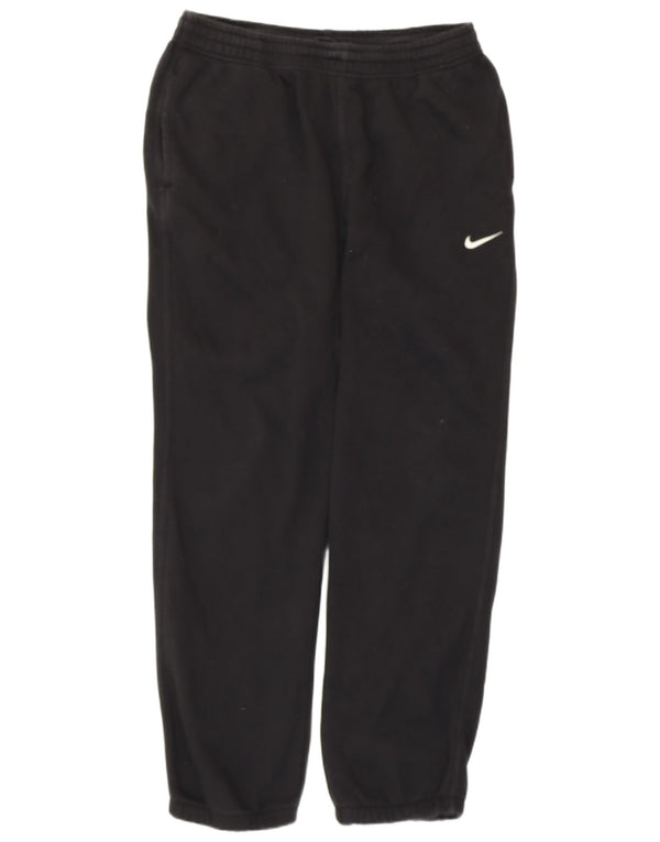 NIKE Mens Tracksuit Trousers Joggers Large Black Cotton
