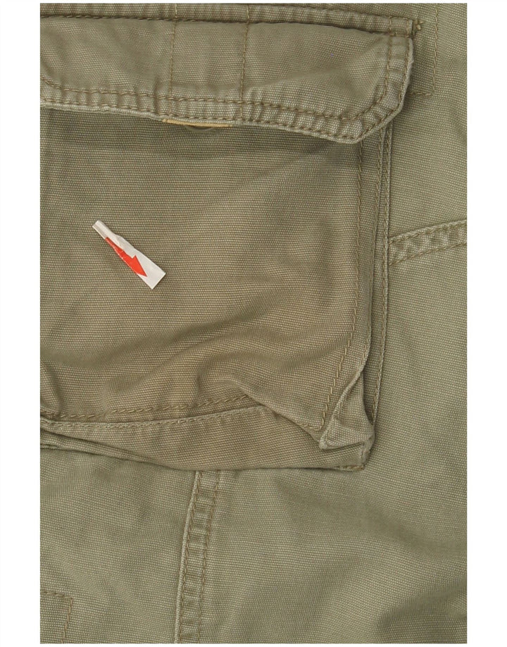 Fila Mens Cargo Shorts W34 Large Khaki