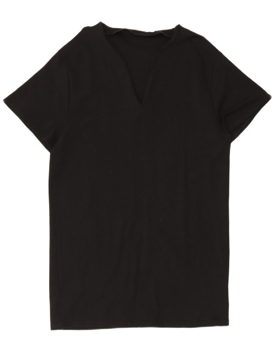 Zara Womens T-Shirt Dress UK 14 Medium Black
