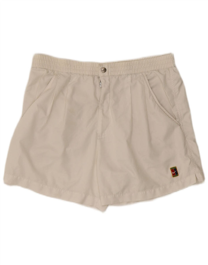 NIKE Mens Sport Shorts Medium W32  White