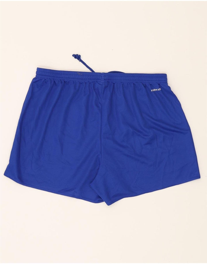 ADIDAS Mens Sport Shorts UK 16/18 Large  Blue Polyester Vintage Adidas and Second-Hand Adidas from Messina Hembry 