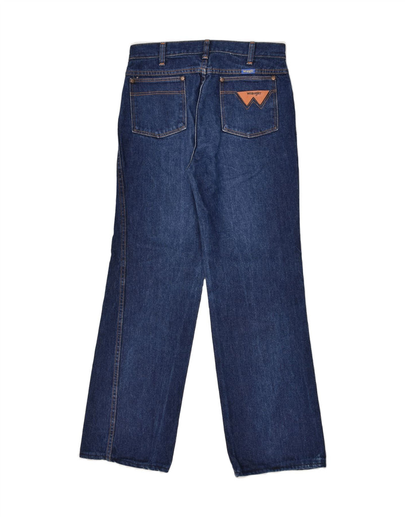 WRANGLER Womens Straight Jeans W31 L29 Blue Cotton Vintage Wrangler and Second-Hand Wrangler from Messina Hembry 