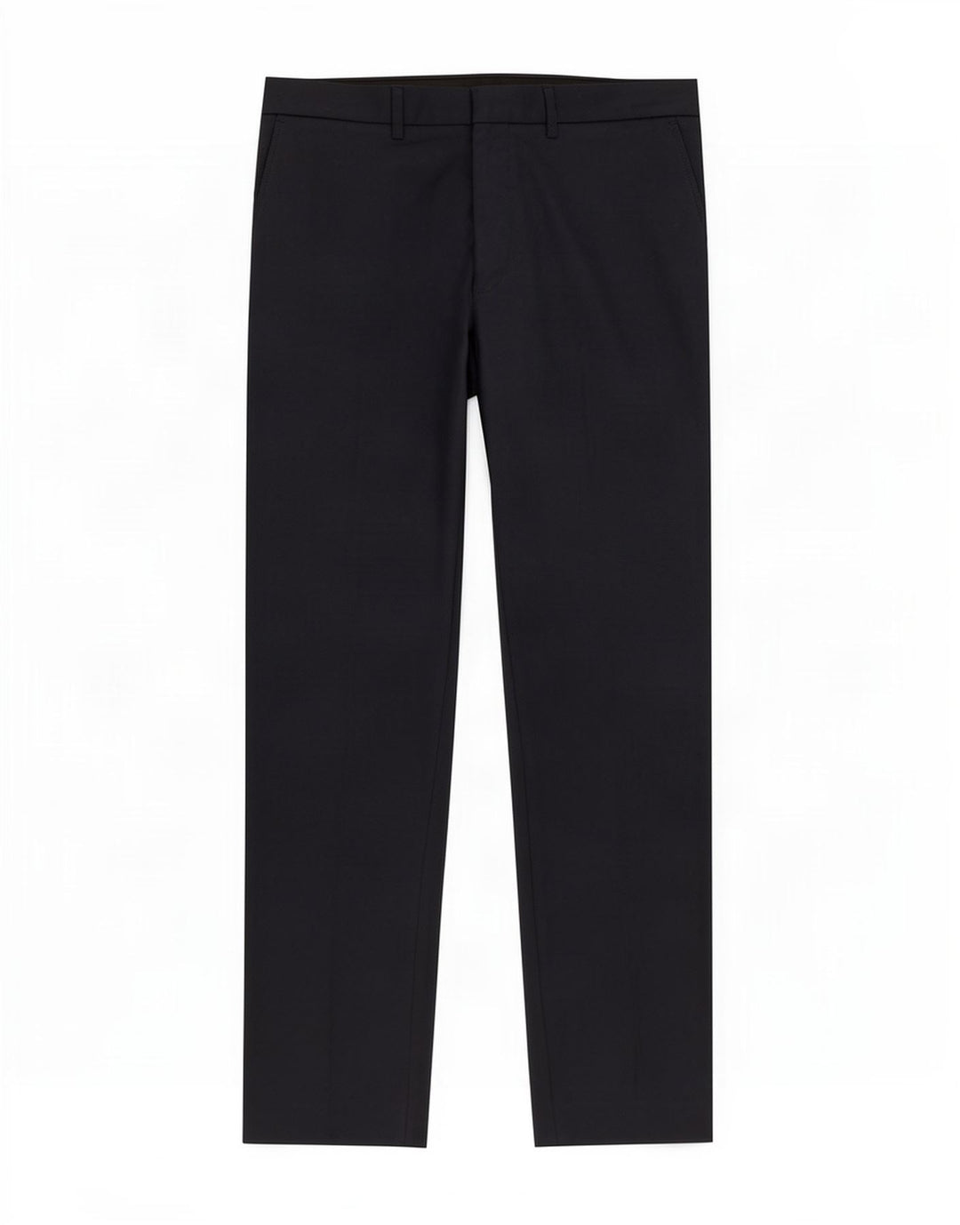 Marks & Spencer Mens Slim Fit Casual Trousers W34 L29 Navy Blue Polyester
