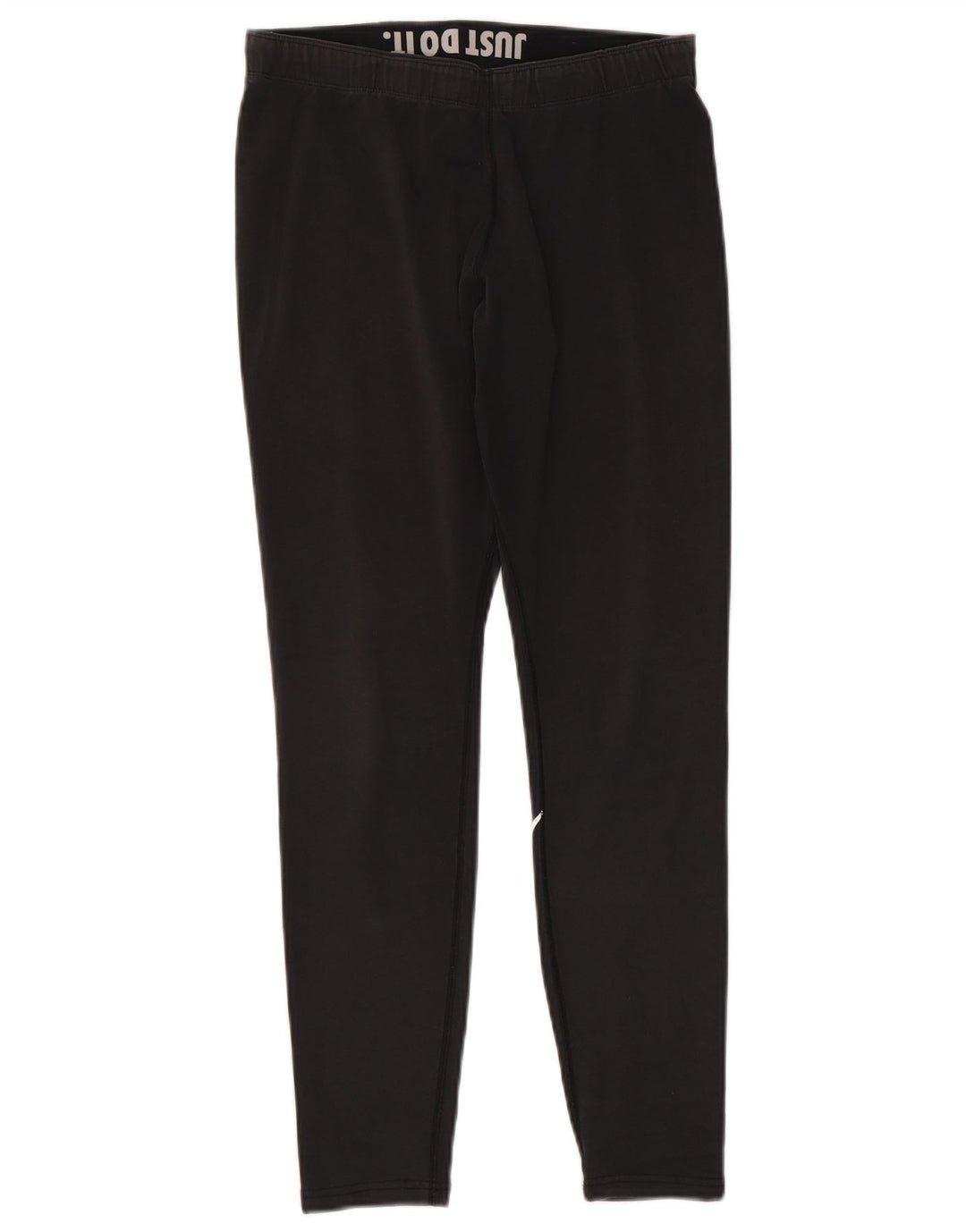 Nike Womens Graphic Leggings UK 14 Large  Black Cotton