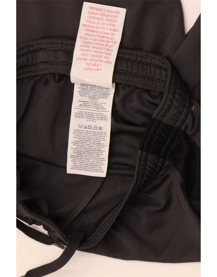 Nike Boys Sport Shorts 10-11 Years Medium Black Colourblock Polyester