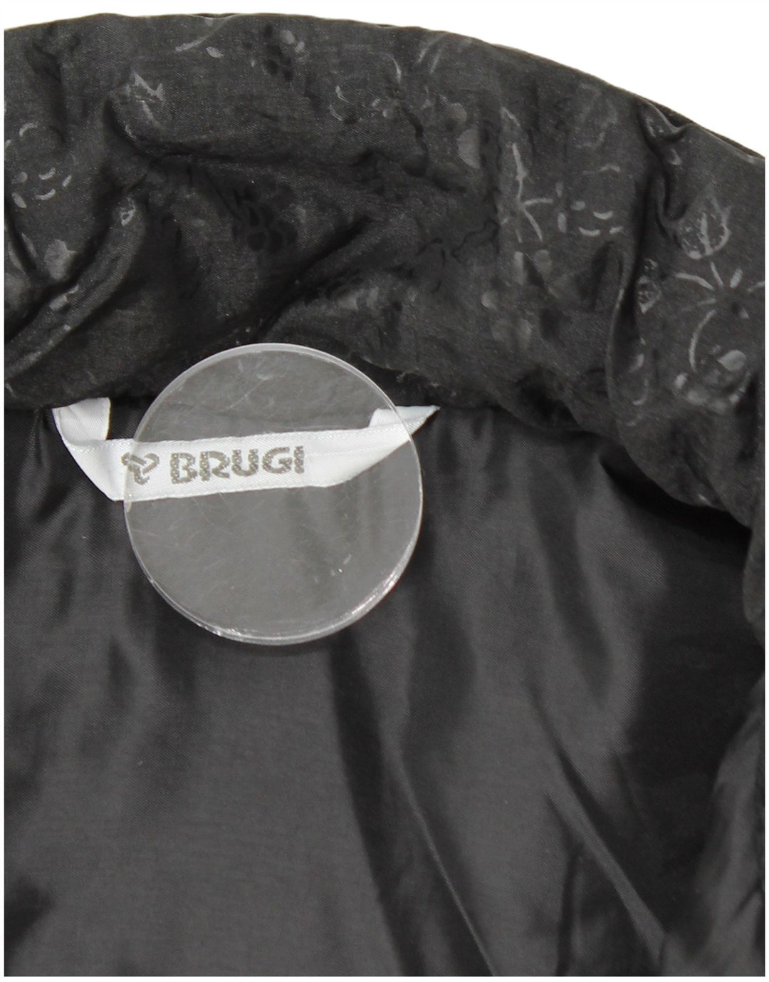 BRUGI Womens Oversized Windbreaker Jacket UK 22 3XL Black Floral