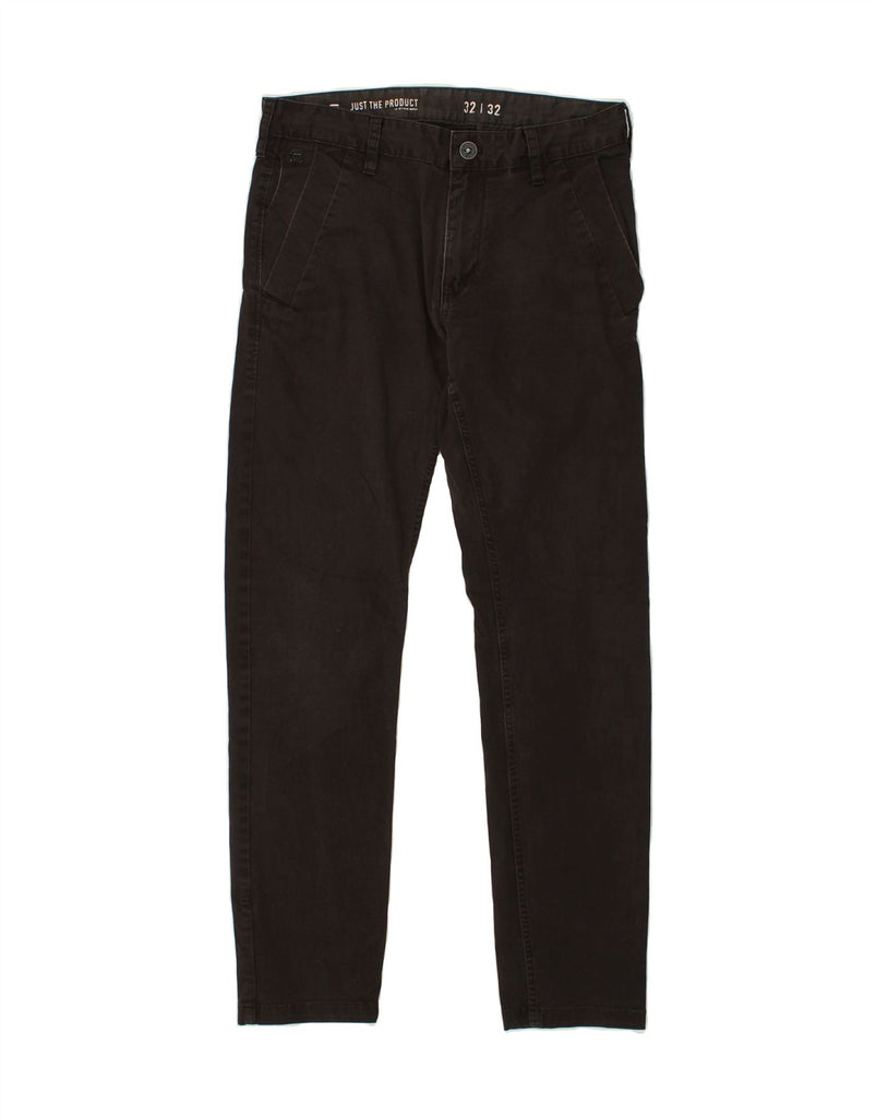 G-STAR Mens Slim Chino Trousers W32 L32 Black Cotton Vintage G-Star and Second-Hand G-Star from Messina Hembry 