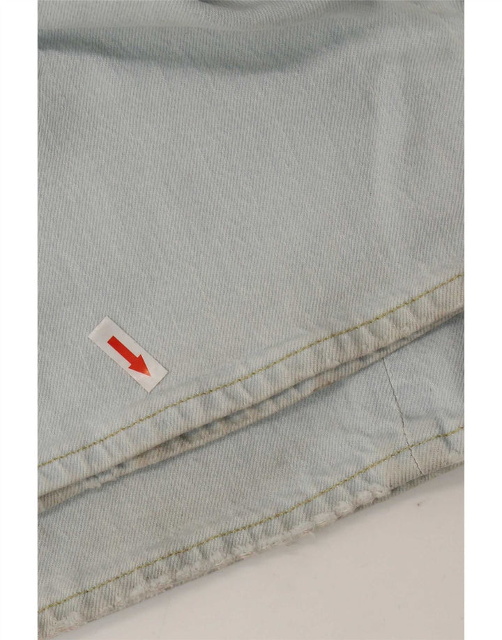 Reiss Womens Wide Leg Jeans W27 L35 Blue Cotton