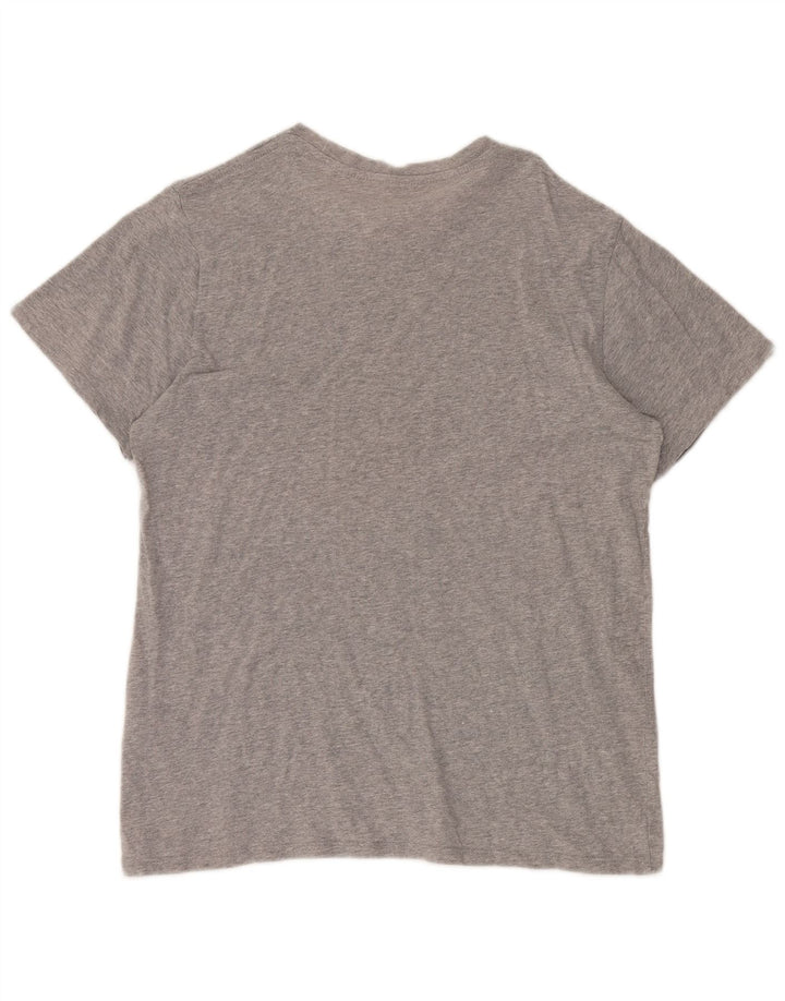 LEVI'S Mens Graphic T-Shirt Top Large Grey Cotton
