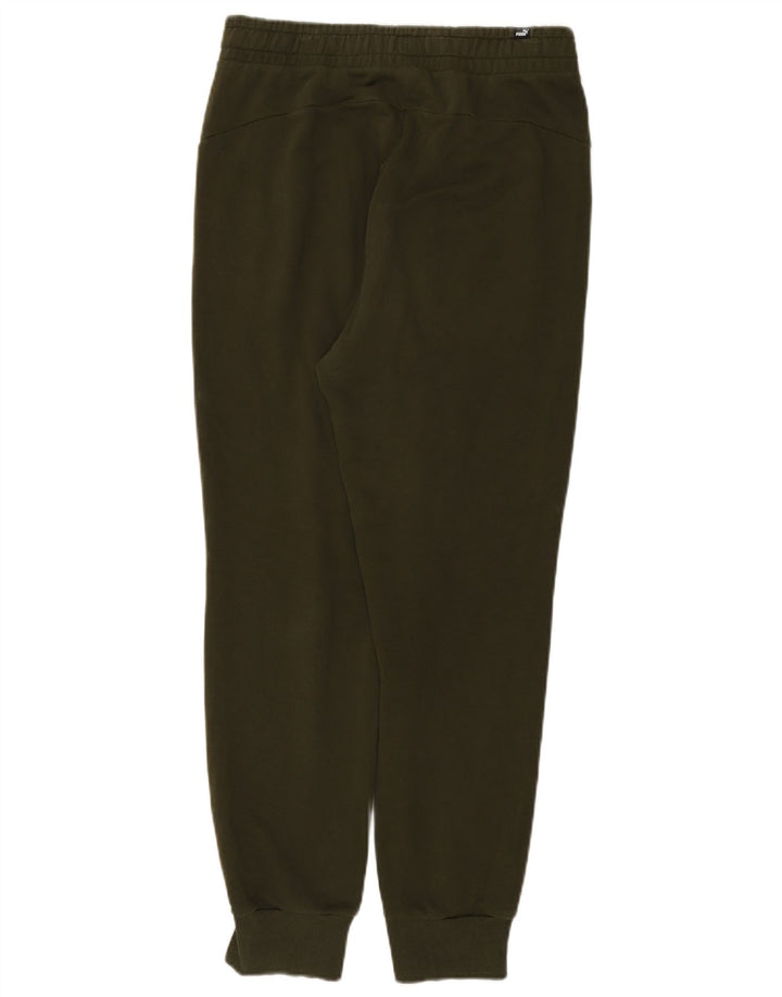Puma Mens Graphic Tracksuit Trousers Joggers Medium Khaki Sports