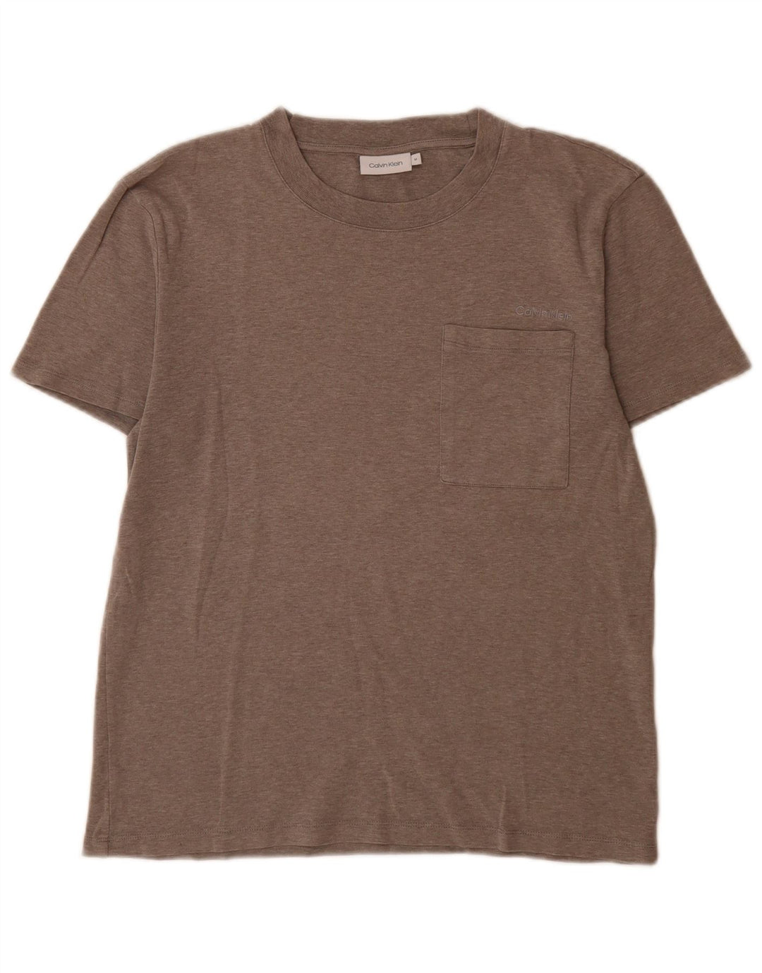 Calvin Klein Mens T-Shirt Top Medium Brown