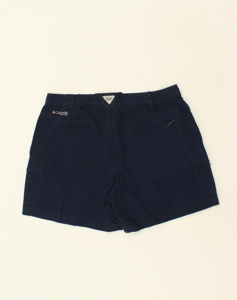 COLUMBIA Womens Chino Shorts XL Navy Blue Cotton | Vintage Columbia | Thrift | Second-Hand Columbia | Used Clothing | Messina Hembry 