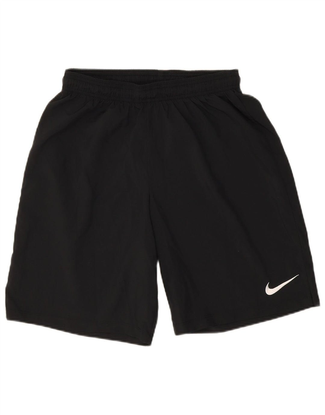 NIKE Womens Dri Fit Sport Shorts UK 14 Large  Black Polyester