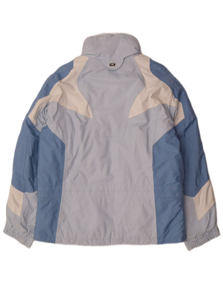 Hot Stuff Womens Ski Jacket IT 46 Large Blue Colourblock Polyester