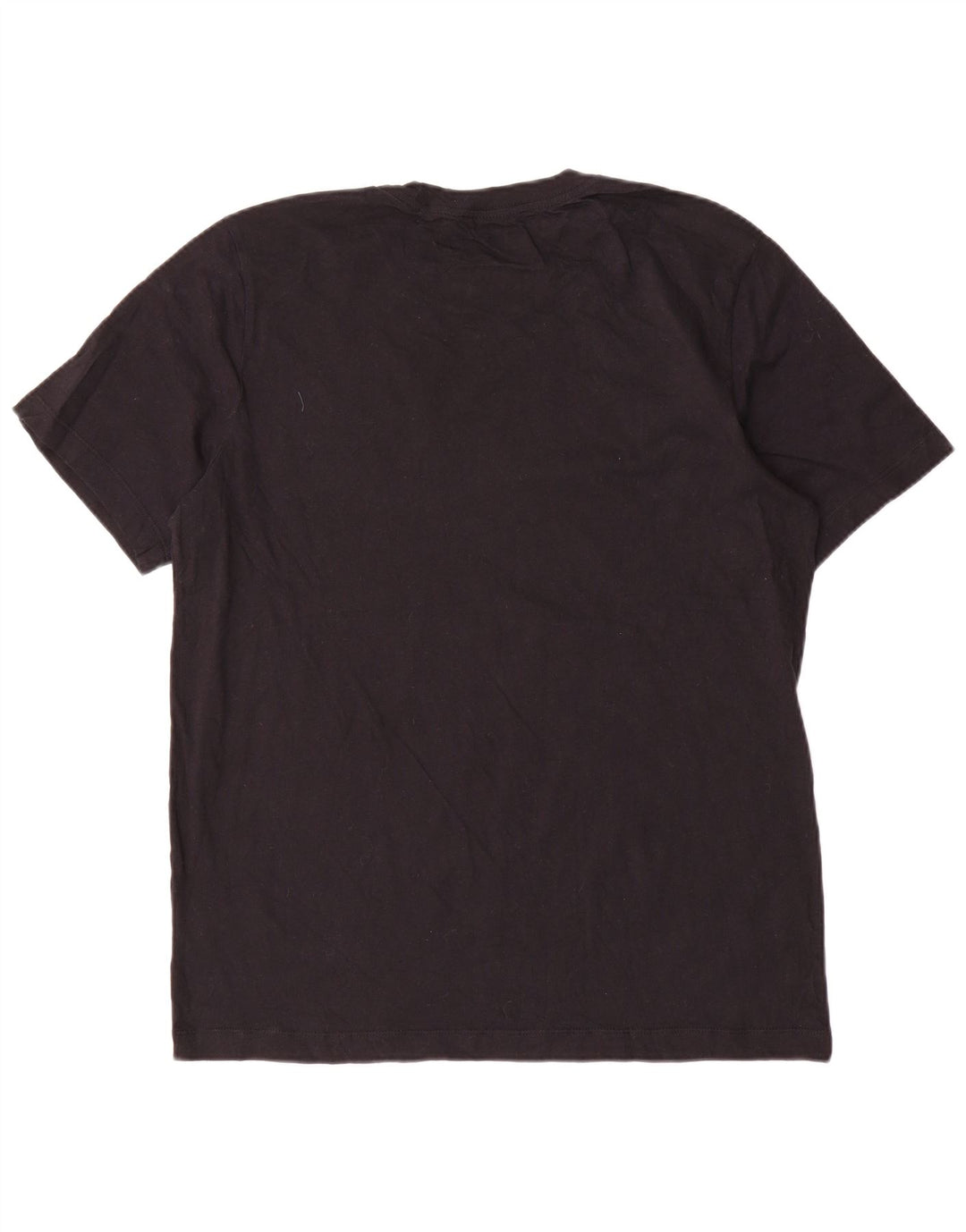 Nike Mens T-Shirt Top Large Black Cotton