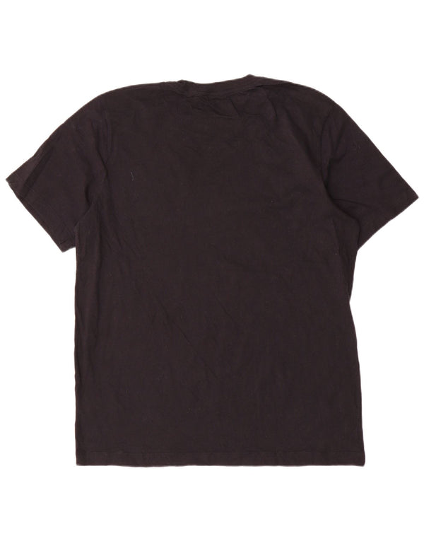 Nike Mens T-Shirt Top Large Black Cotton