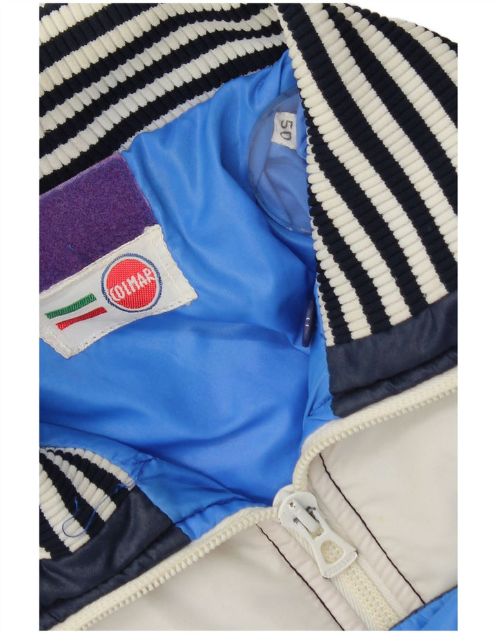 Colmar Mens Padded Jacket IT 50 Medium Blue Colourblock Nylon