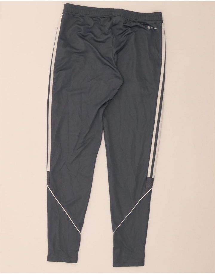 Adidas Womens Graphic Tracksuit Trousers UK 12/14 Medium Grey