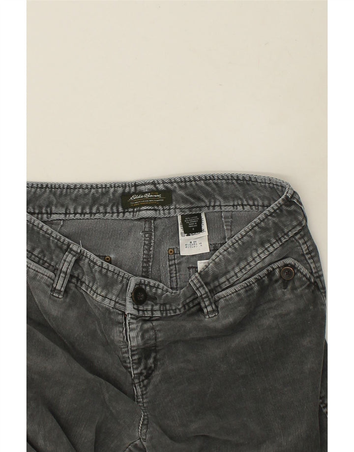 EDDIE BAUER Womens Straight Corduroy Trousers US 6 Medium W30 L29  Grey | Vintage Eddie Bauer | Thrift | Second-Hand Eddie Bauer | Used Clothing | Messina Hembry 