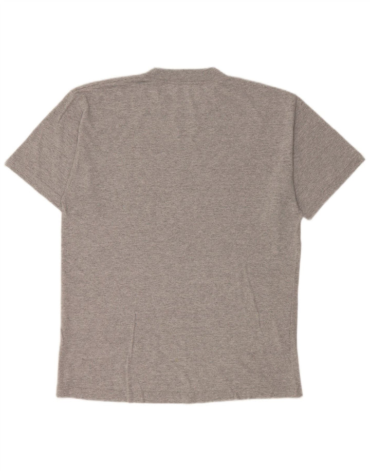 Nike Mens Loose Fit Graphic T-Shirt Top Medium Grey Flecked Cotton